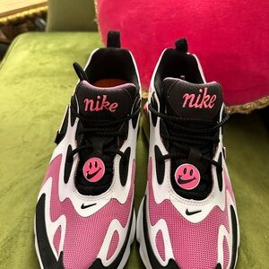 Nike Black and Pink Sneakers